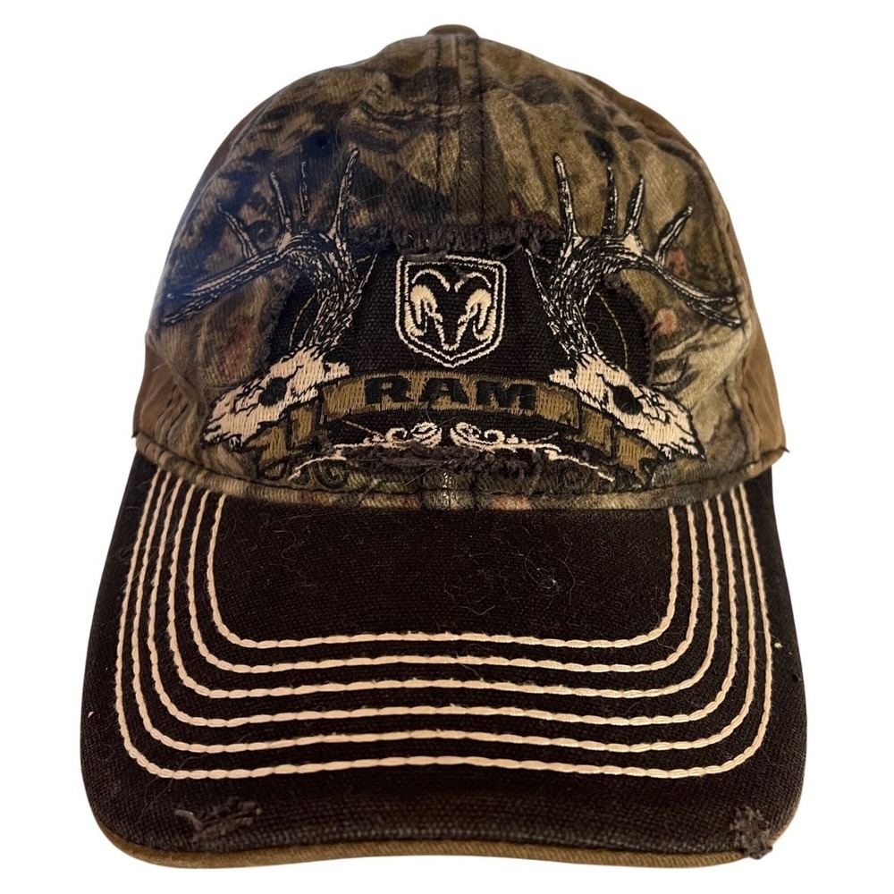 Dodge Ram Camo‎ Skull Snapback Hunter Trucker Hat Cap Fishing Grunge Skater